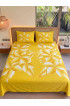 Hand Painted Rayon Bedsheet Set King Size